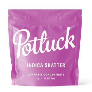 Potluck - Indica Shatter - Cannabis Concentrate