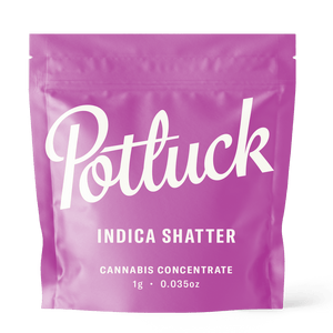 Potluck - Indica Shatter - Cannabis Concentrate