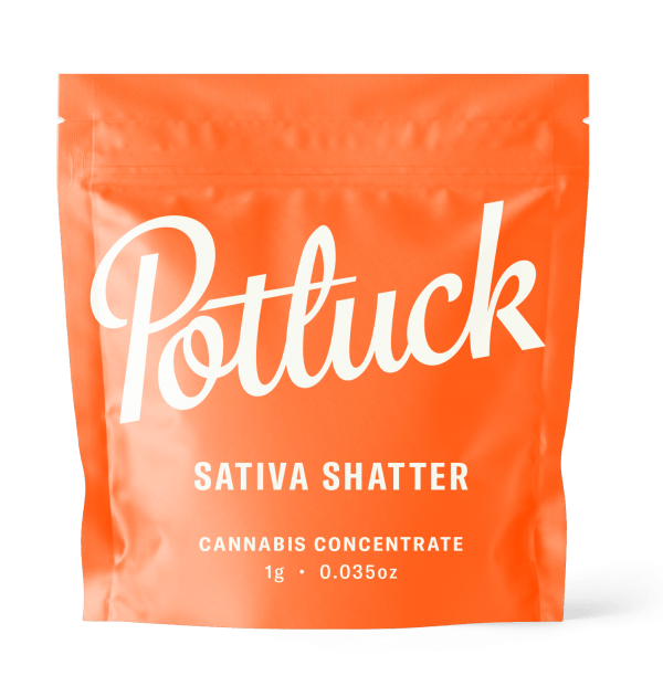 Potluck - Sativa Shatter - Cannabis Concentrate