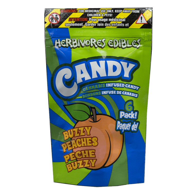 Herbivores Edibles - Buzzy Peach Candy