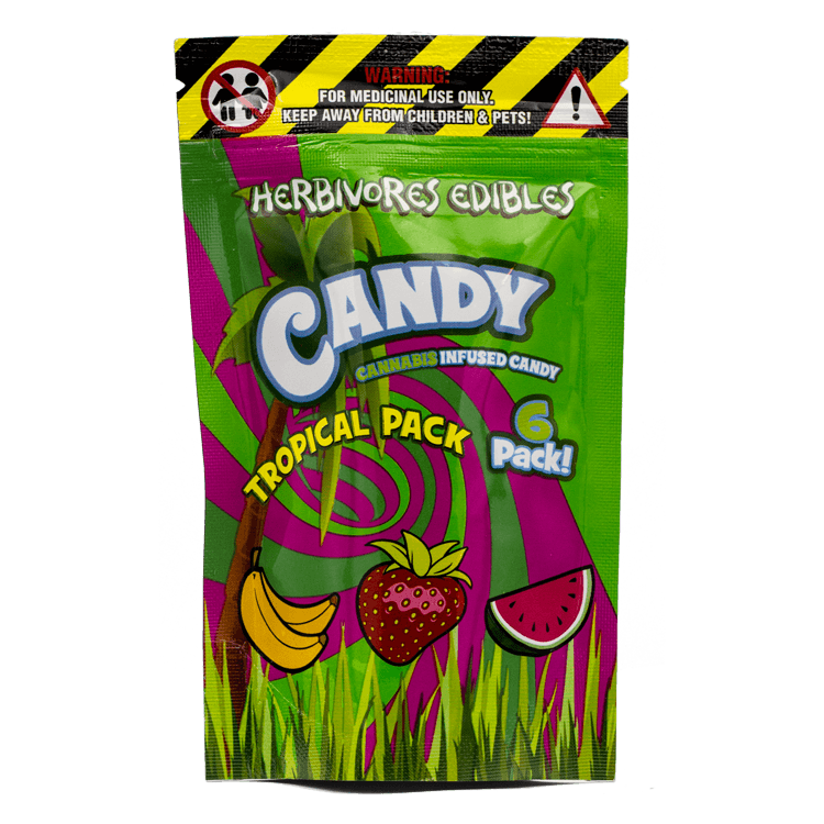 Herbivores Edibles – Tropical Pack Gummies | GrassLife