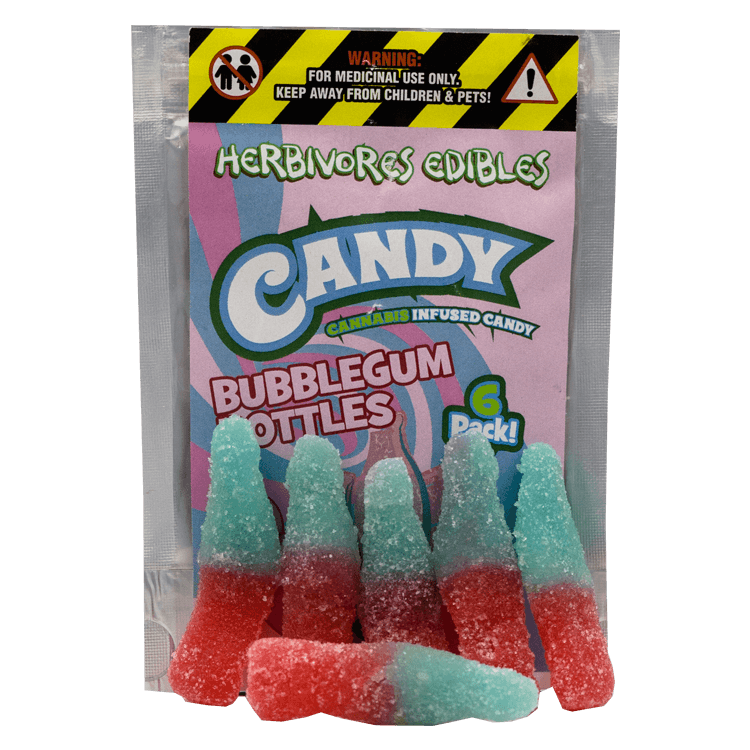 Herbivores Edibles – Bubblegum Bottles