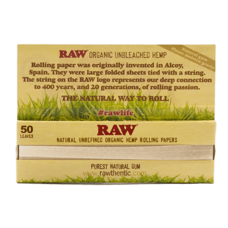 Raw Organic - Hemp Rolling Papers