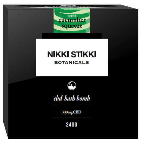 Nikki Stikki Botanicals – CBD Bath Bomb