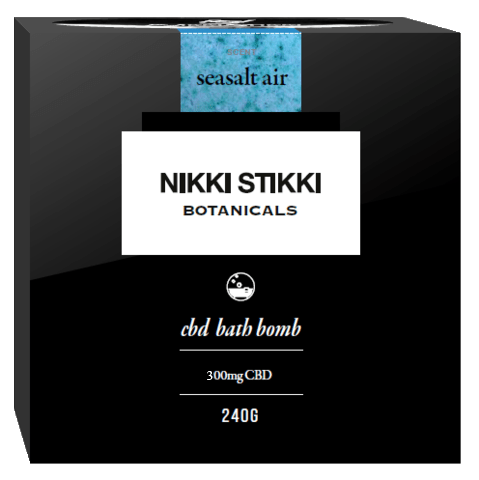 Nikki Stikki - Seasalt Air - CBD Bath Bomb
