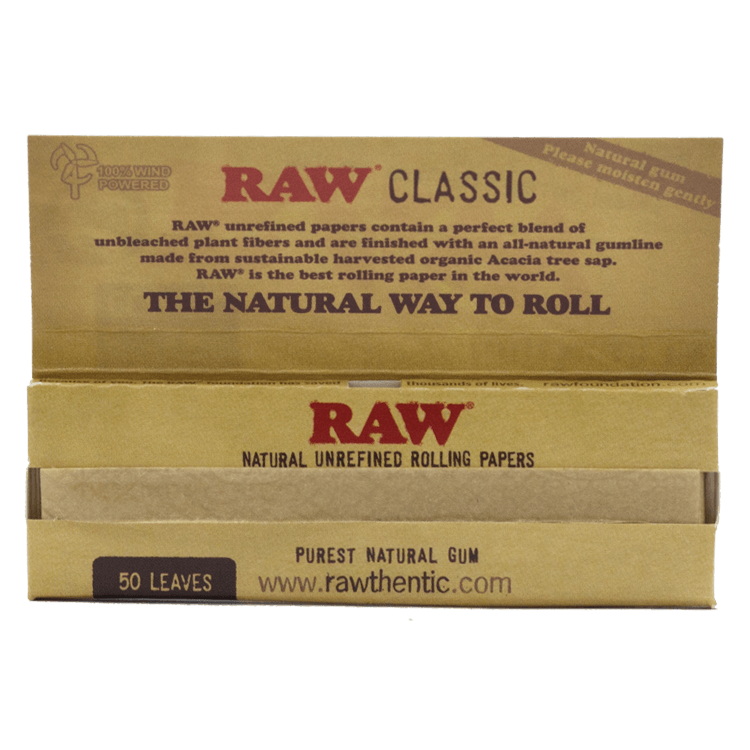 Raw Classic - Natural Unrefined Rolling Papers