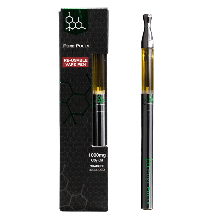 Pure Pulls - Re-Usable Vape Pen - 1000mg