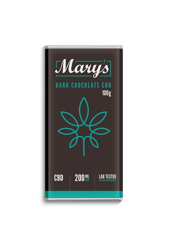 Mary's - Dark Chocolate CBD - 100g