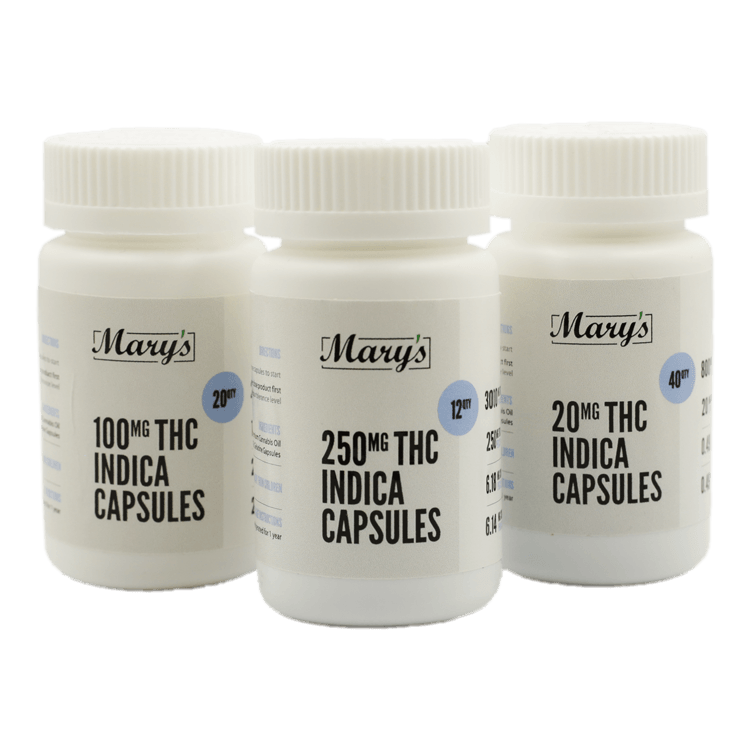 Mary’s Medibles – THC Indica Capsules
