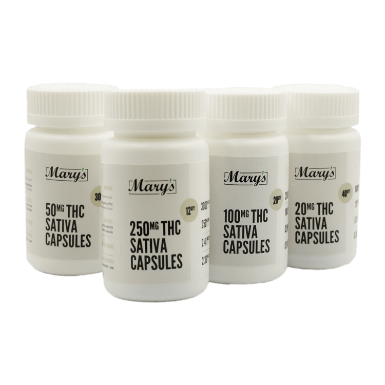 Mary’s Medibles – THC Sativa Capsules