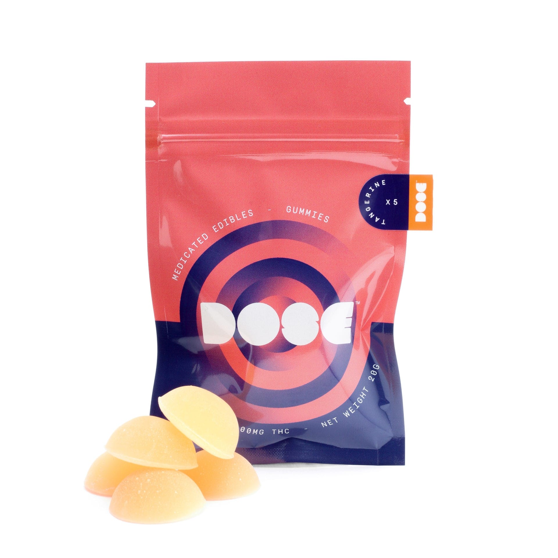 Dose Edibles Gummies – Tangerine