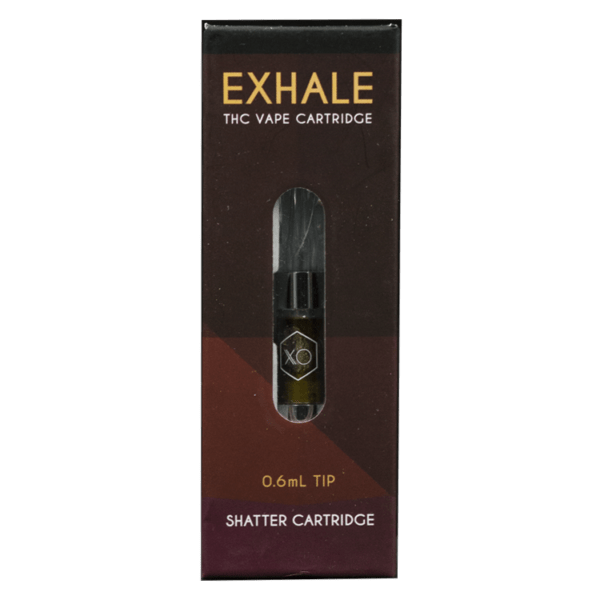 Exhale - THC Vape Shatter Cartridge - 0.6ml