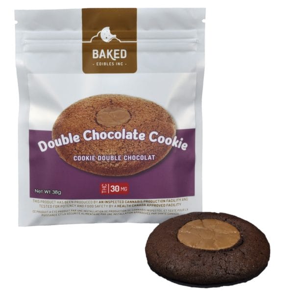 Baked Edbiles Inc. - Double Chocolate Cookies