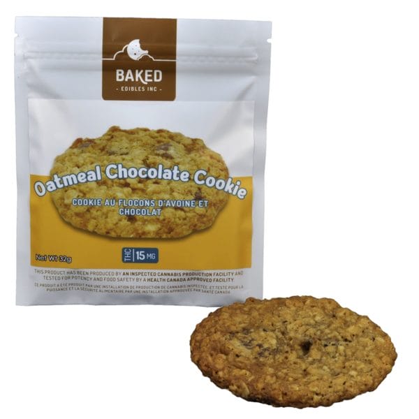 Baked Edibles Inc. - Oatmeal Chocolate Cookie