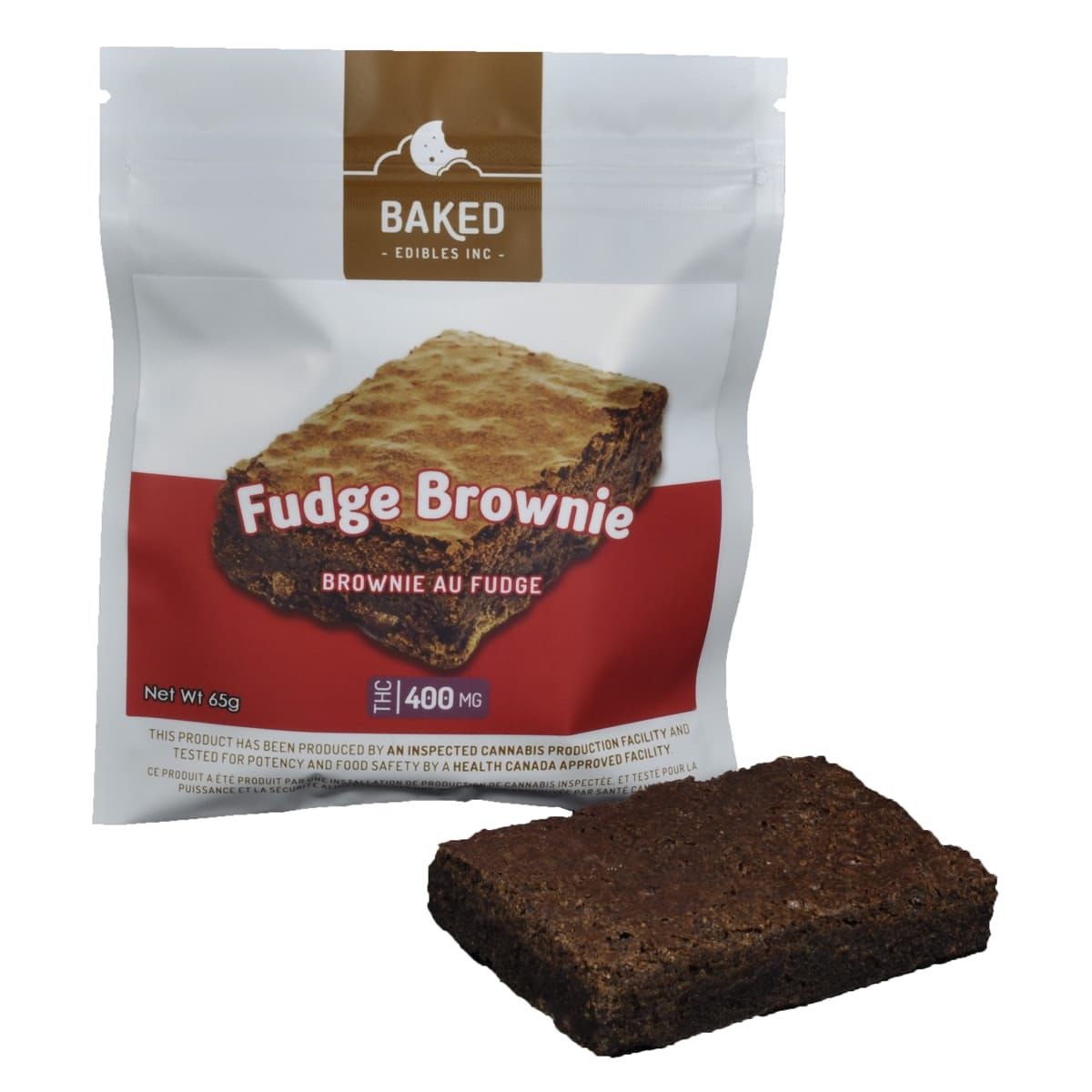 Baked - Fudge Brownie - 400MG