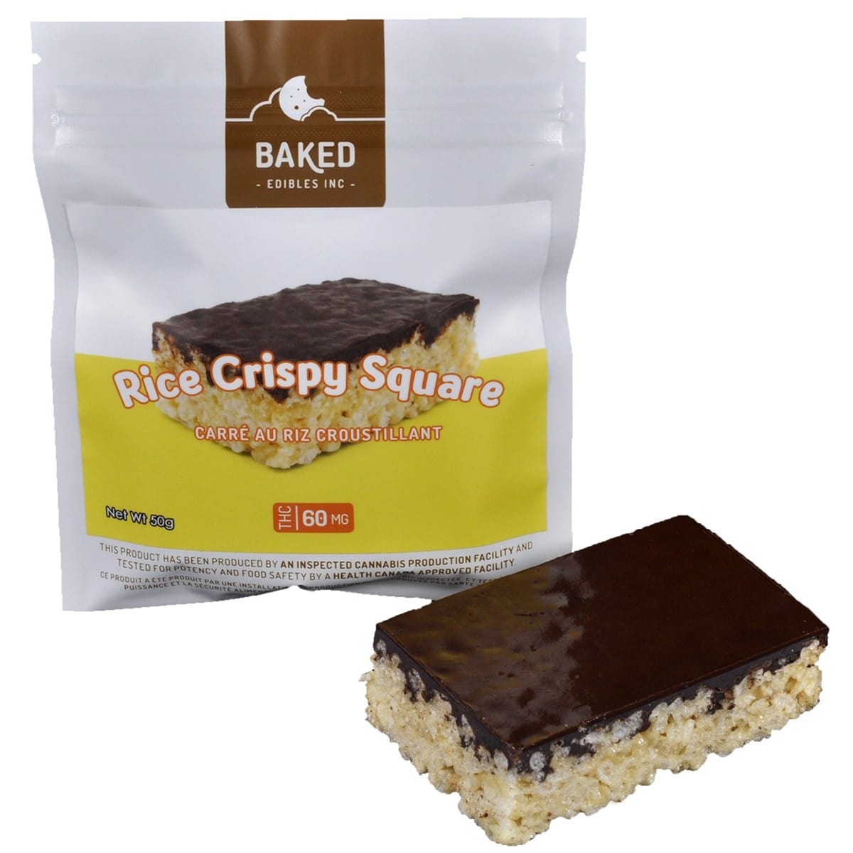 Baked Edibles - Rice Crispy Squares 60mg THC