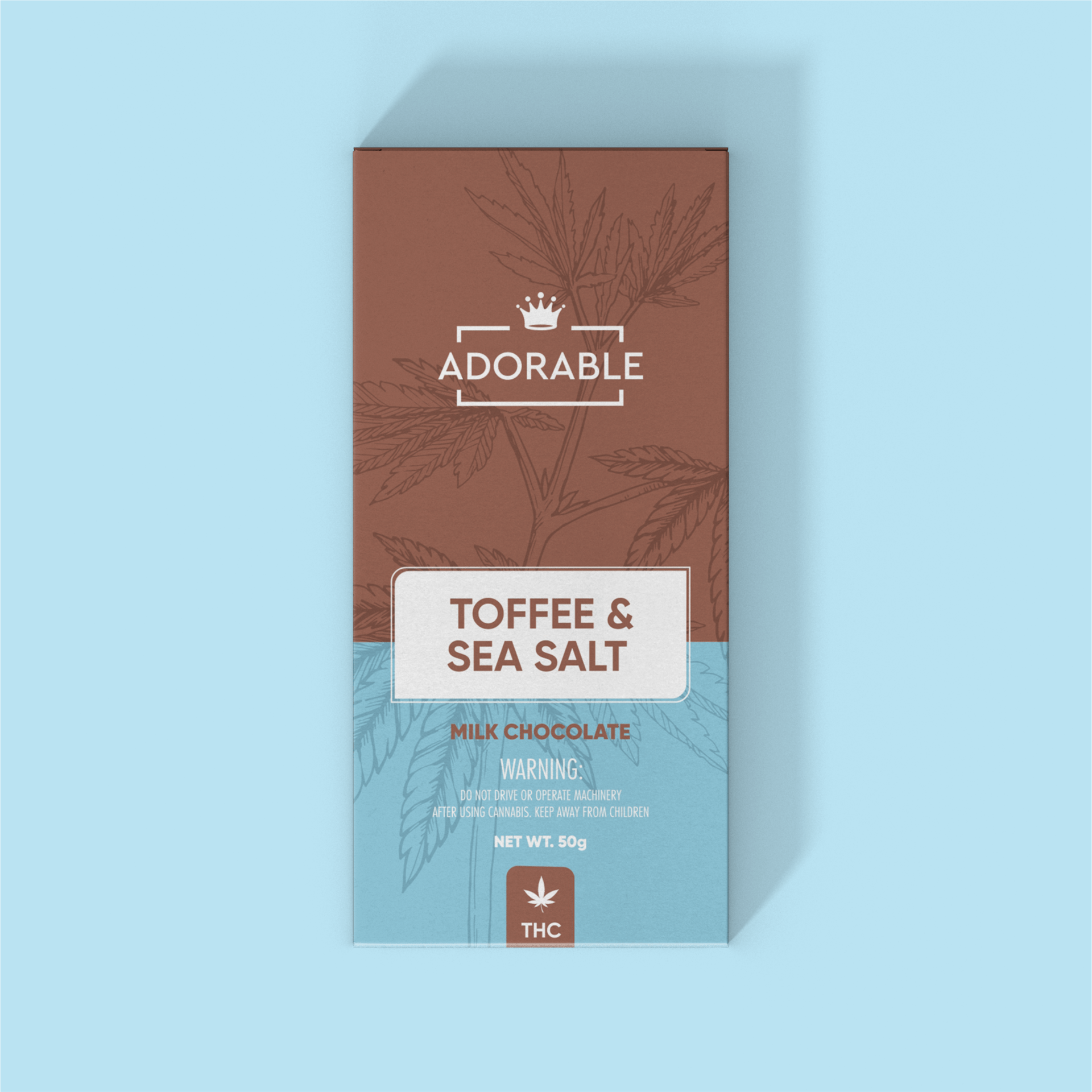 Adorable - Toffee & Sea Salt - Milk Chocolate