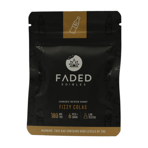 Faded - Cannabis Infused Gummy - Fizzy Colas - 180MG