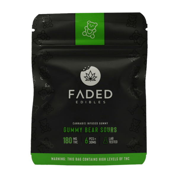 Faded - Edibles - Gummy Bear Sours