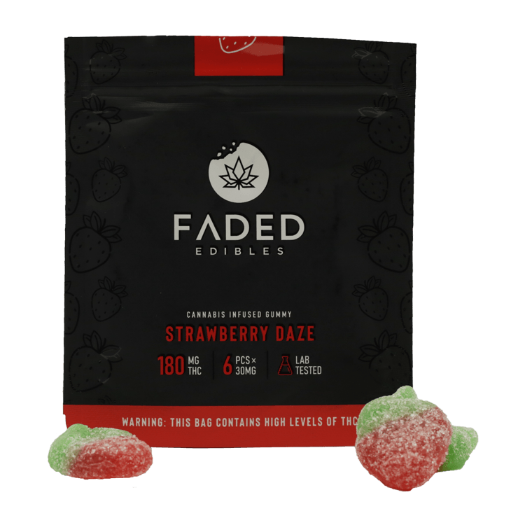 Faded Edibles - Strawberry Daze - Gummy