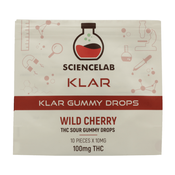 SCIENCELAB - Klar Gummy Drop - Wild Cherry - 100MG