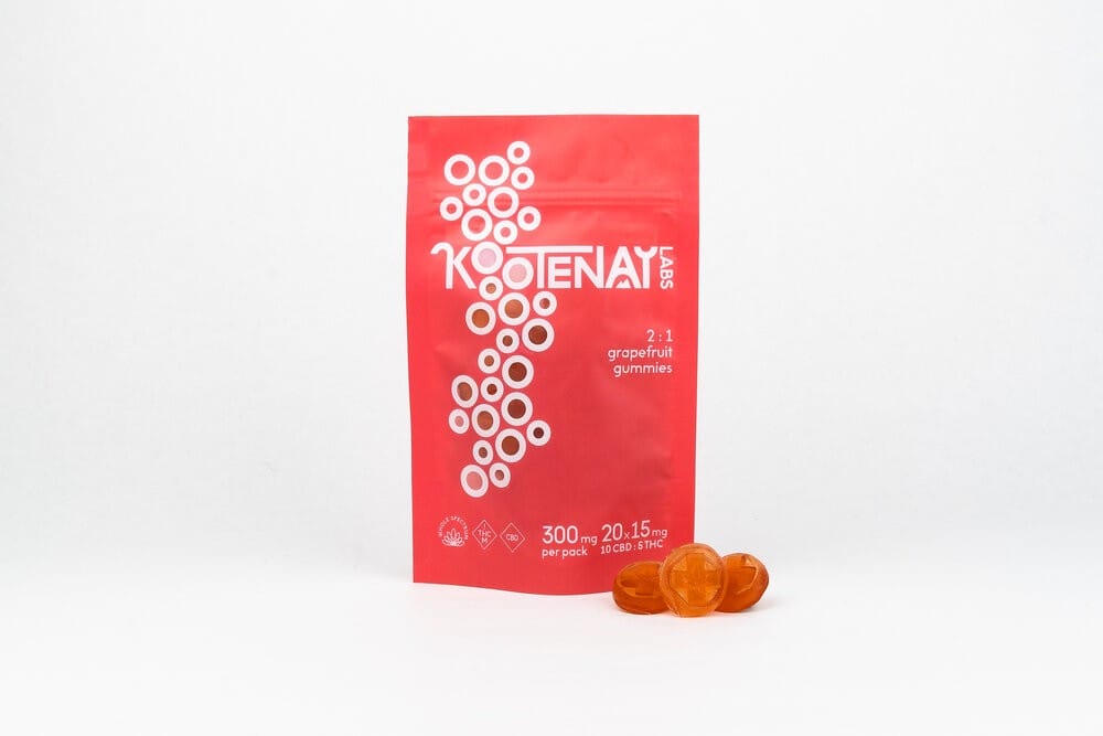 KootenayLabs - 2:1 Grapefruit Gummies