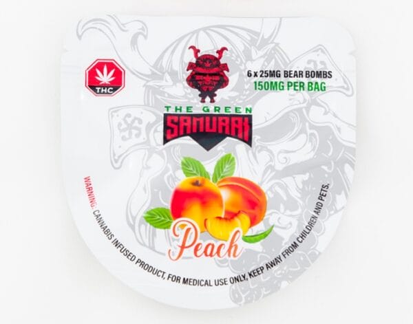 The Green Samurai – Peach Gummies