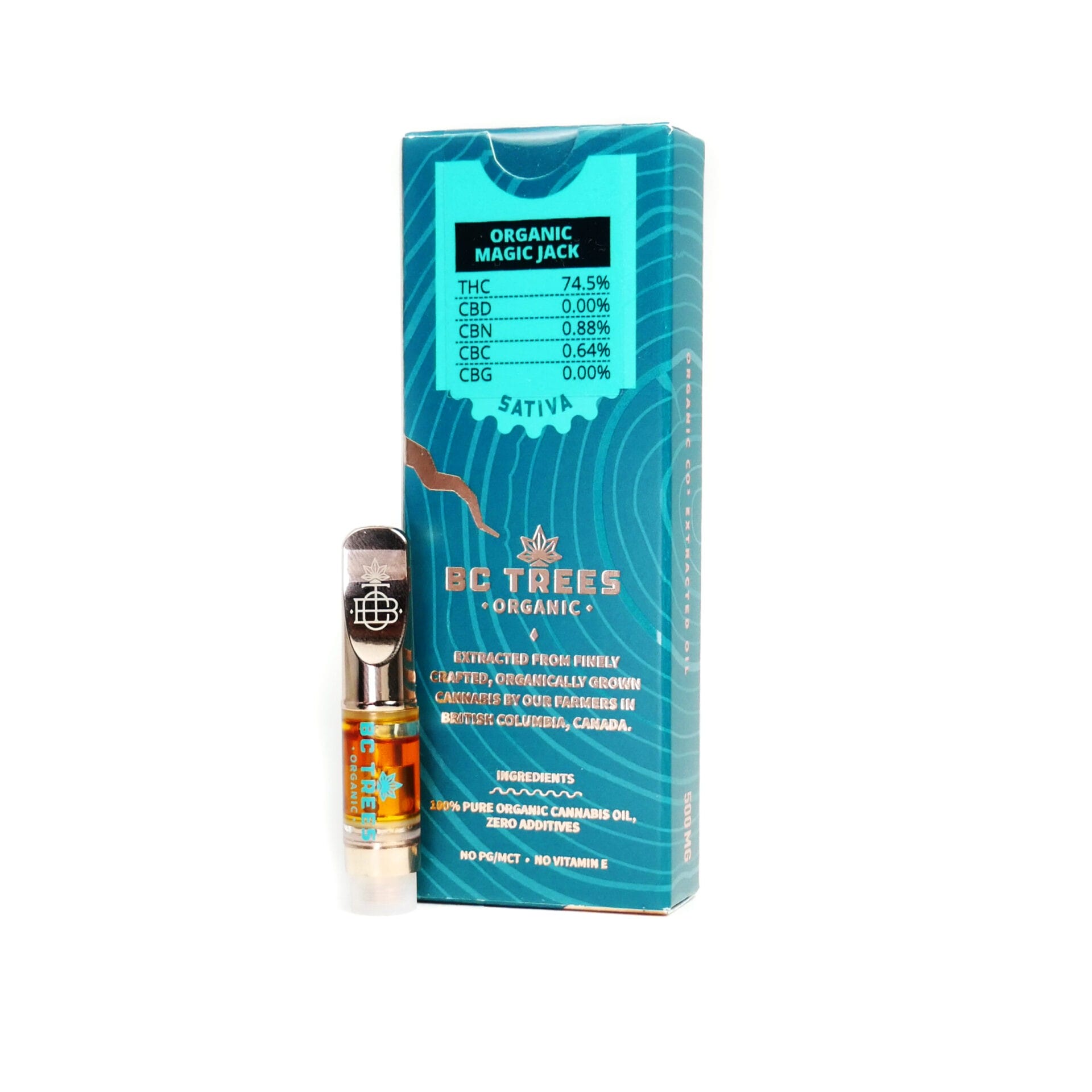 BC Trees – Organic CO2 Refill Cartridges – Indica