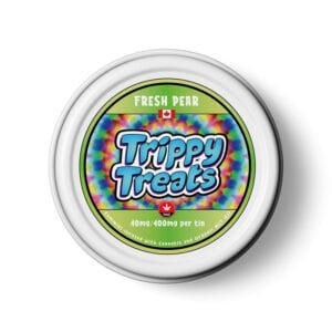Trippy Treats – Fresh Pear Gummies – 400mg THC