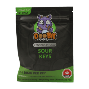 Doobie Snacks – Sour Keys – 200mg THC