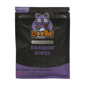 Doobie Snacks – CBD Rainbow Ropes – 150mg CBD