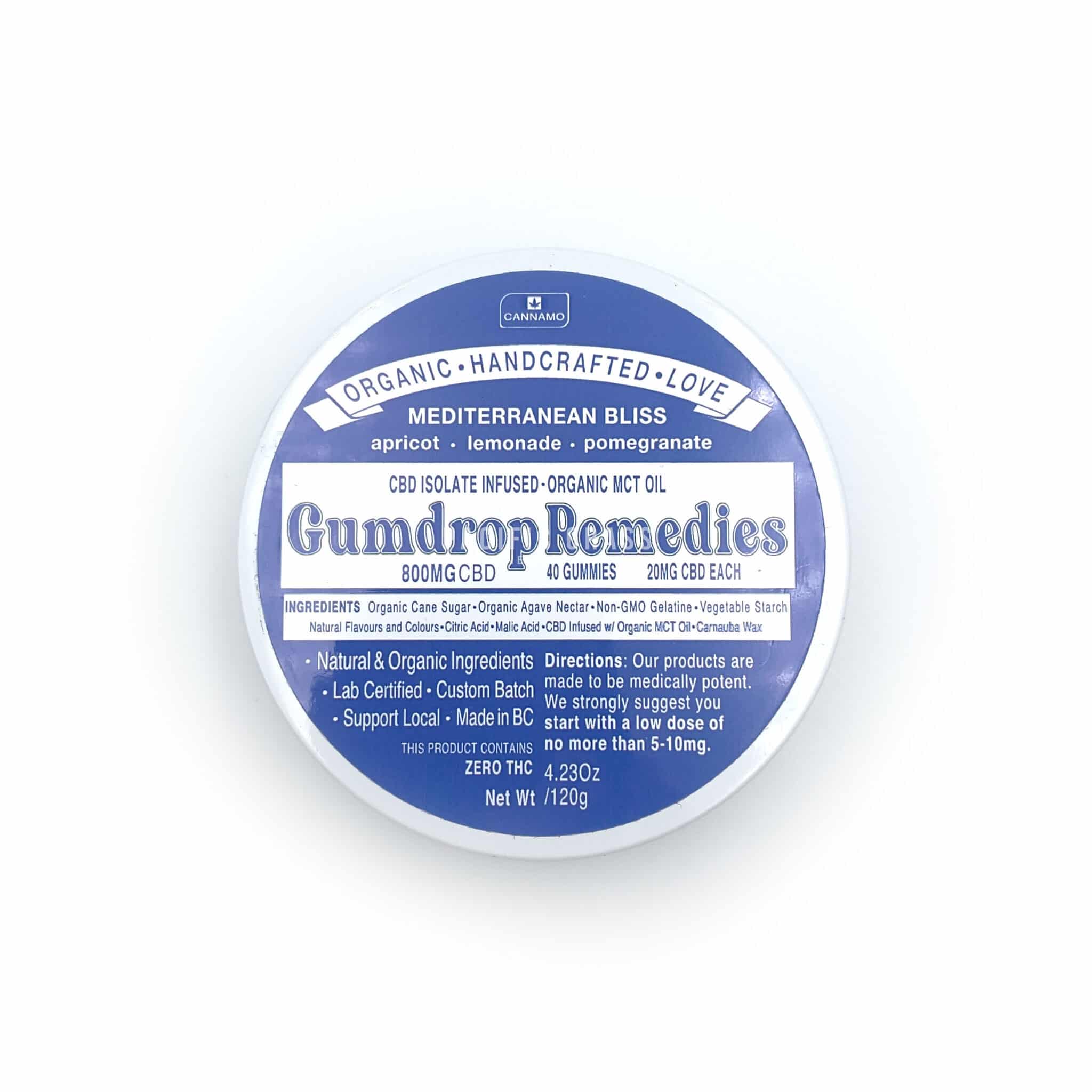 Gumdrop Remedies – Mediterranean Bliss Gummies