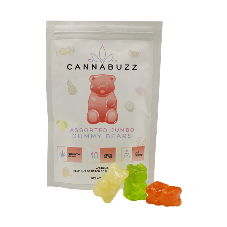 Cannabuzz - Assorted Jumbo Gummy Bears