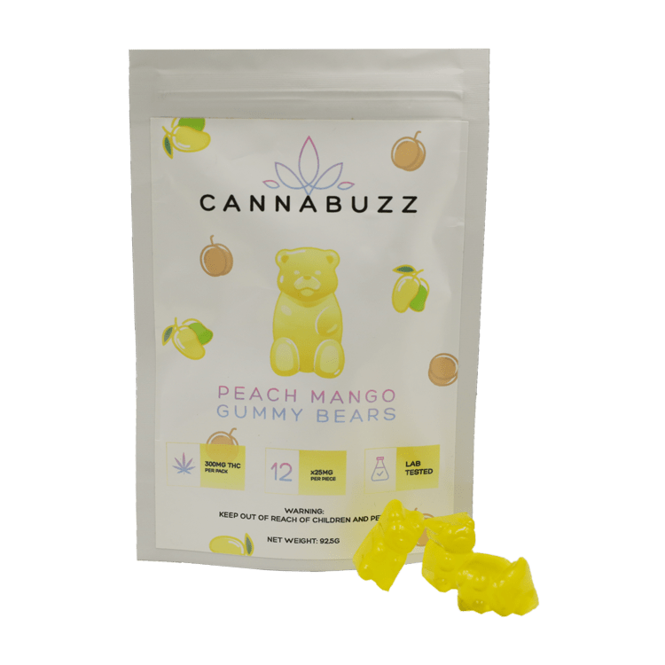 Cannabuzz - Peach Mango - Gummy Bears