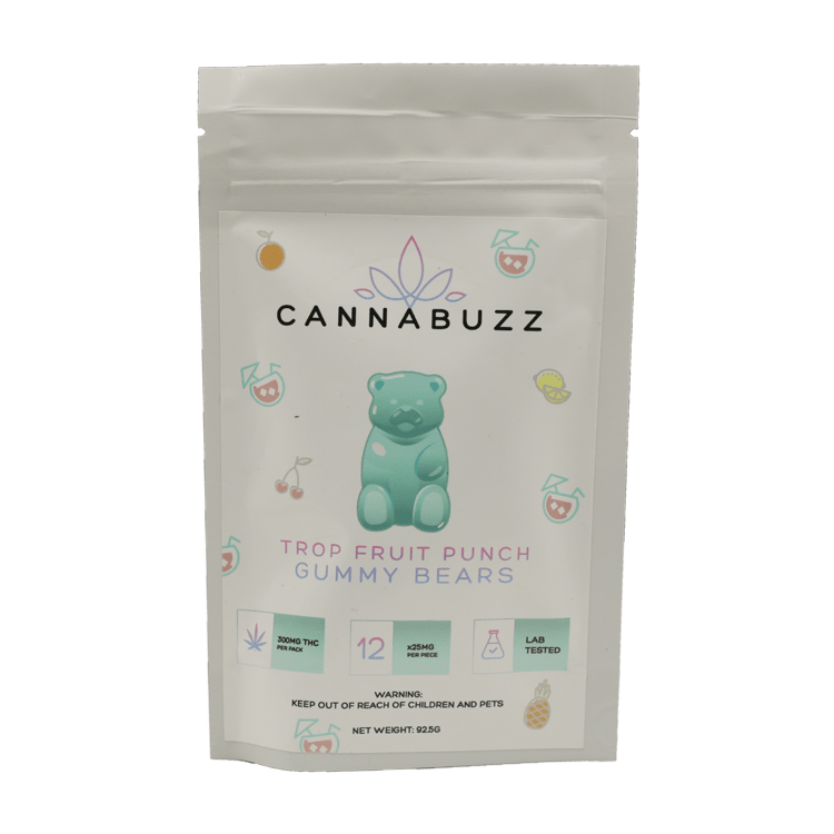 Cannabuzz - Trop Fruit Punch - Gummy Bears