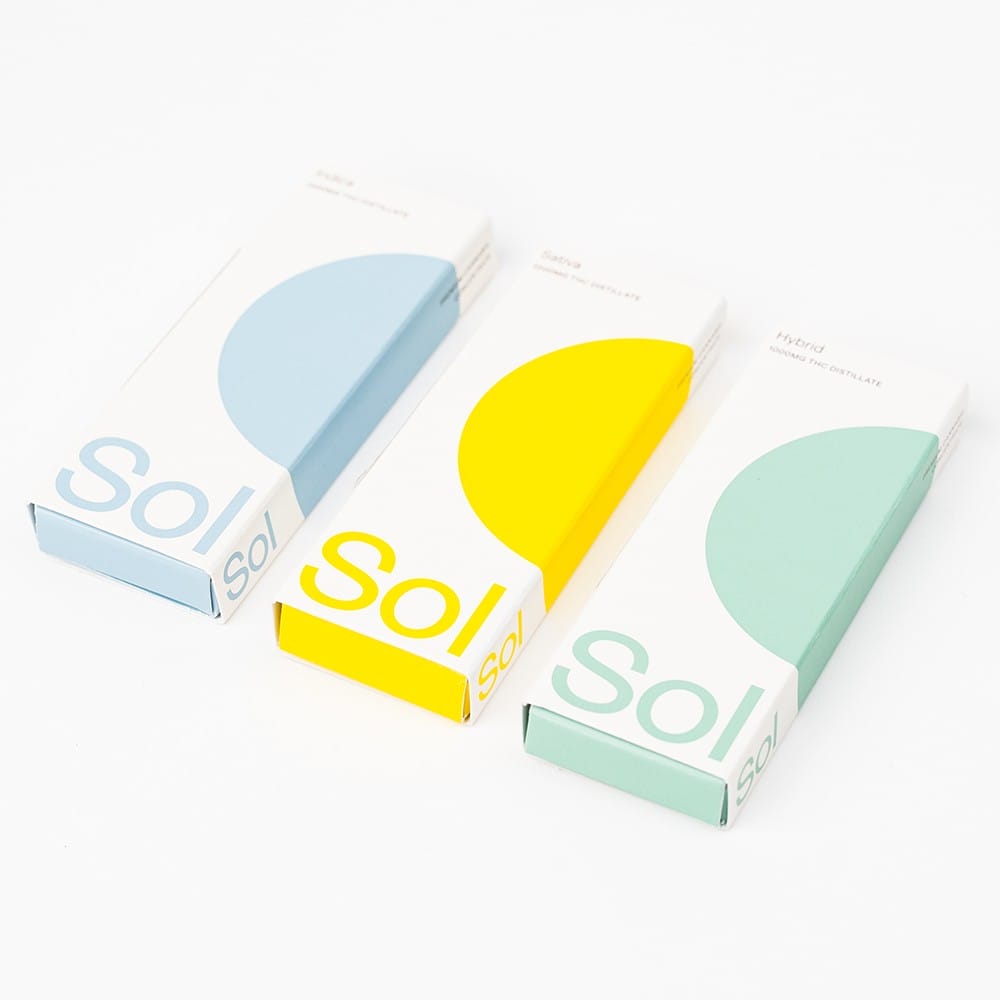 Sol – THC Distillate Vape Cartridge