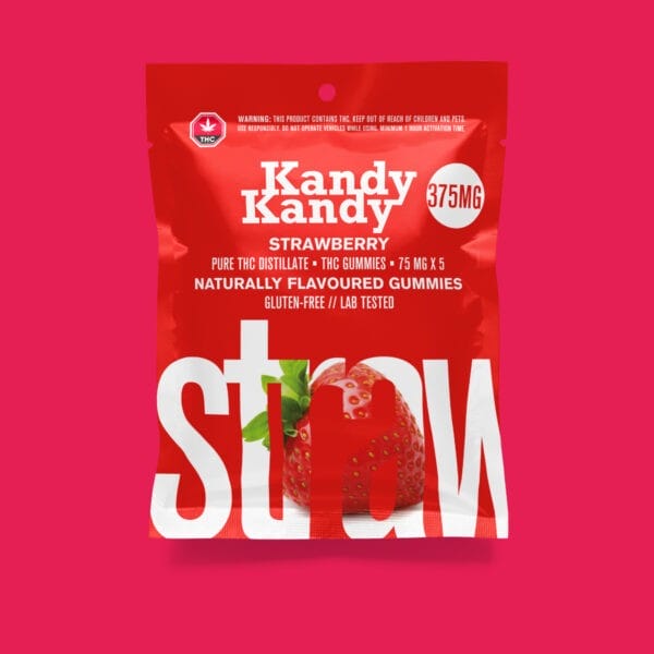Kandy Kandy - Strawberry - Pure THC Distillate - 375MG