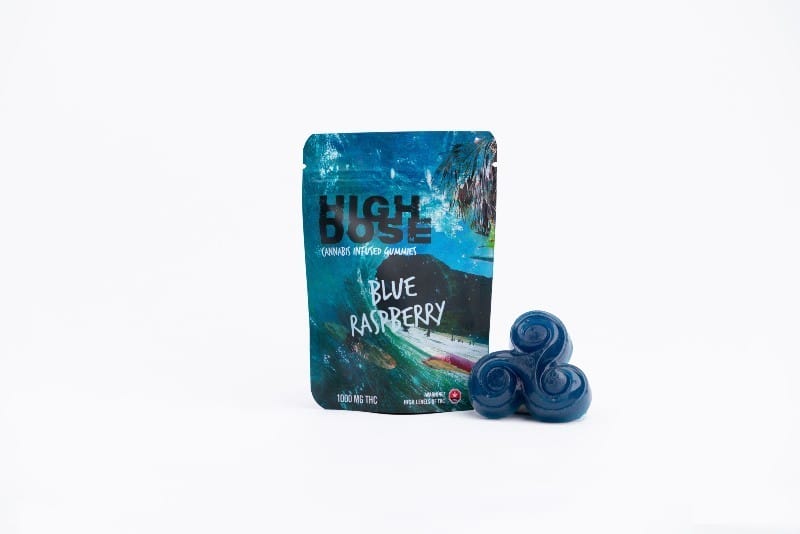 High Dose - Blue Raspberry - 500mg thc