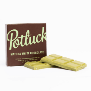Potluck Infused Chocolate Matcha White Chocolate 300mg THC