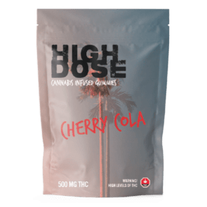 High Dose – Cannabis Infused Gummies – Cherry Cola – 500mg/1500mg