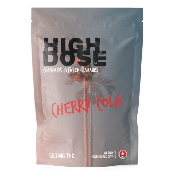 High Dose – Cannabis Infused Gummies – Cherry Cola – 500mg/1500mg