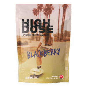 High Dose - Cannabis Infused Gummies - Blackberry