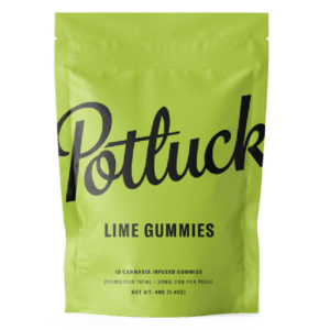 Potluck Extracts – Lime Gummies (CBD) – 200mg