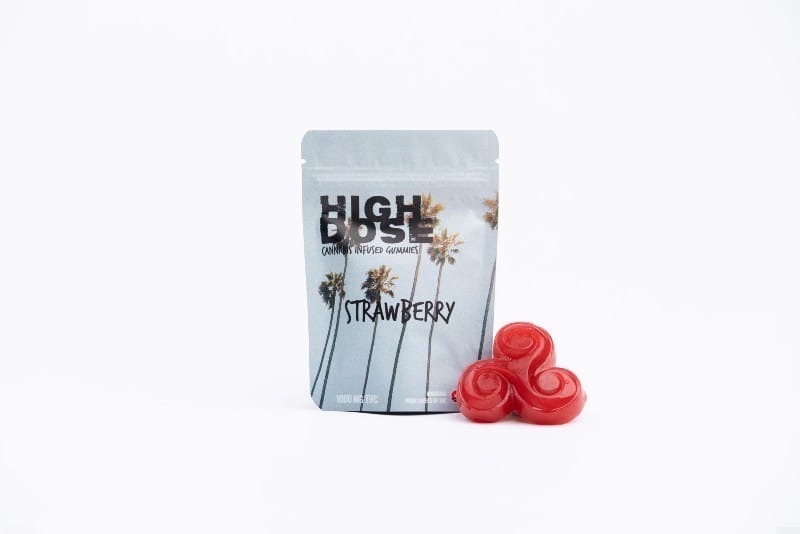 High Dose - Cannabis Infused Gummies - Strawberry