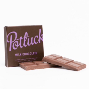 Potluck – Infused Chocolate – Milk Chocolate – 300mg THC