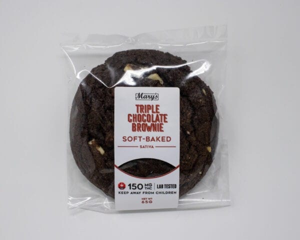 Mary's Triple Chocolate Brownie - Soft-Baked - Sativa