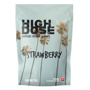 High Dose – Cannabis Infused Gummies – Strawberry – 500mg/1000mg