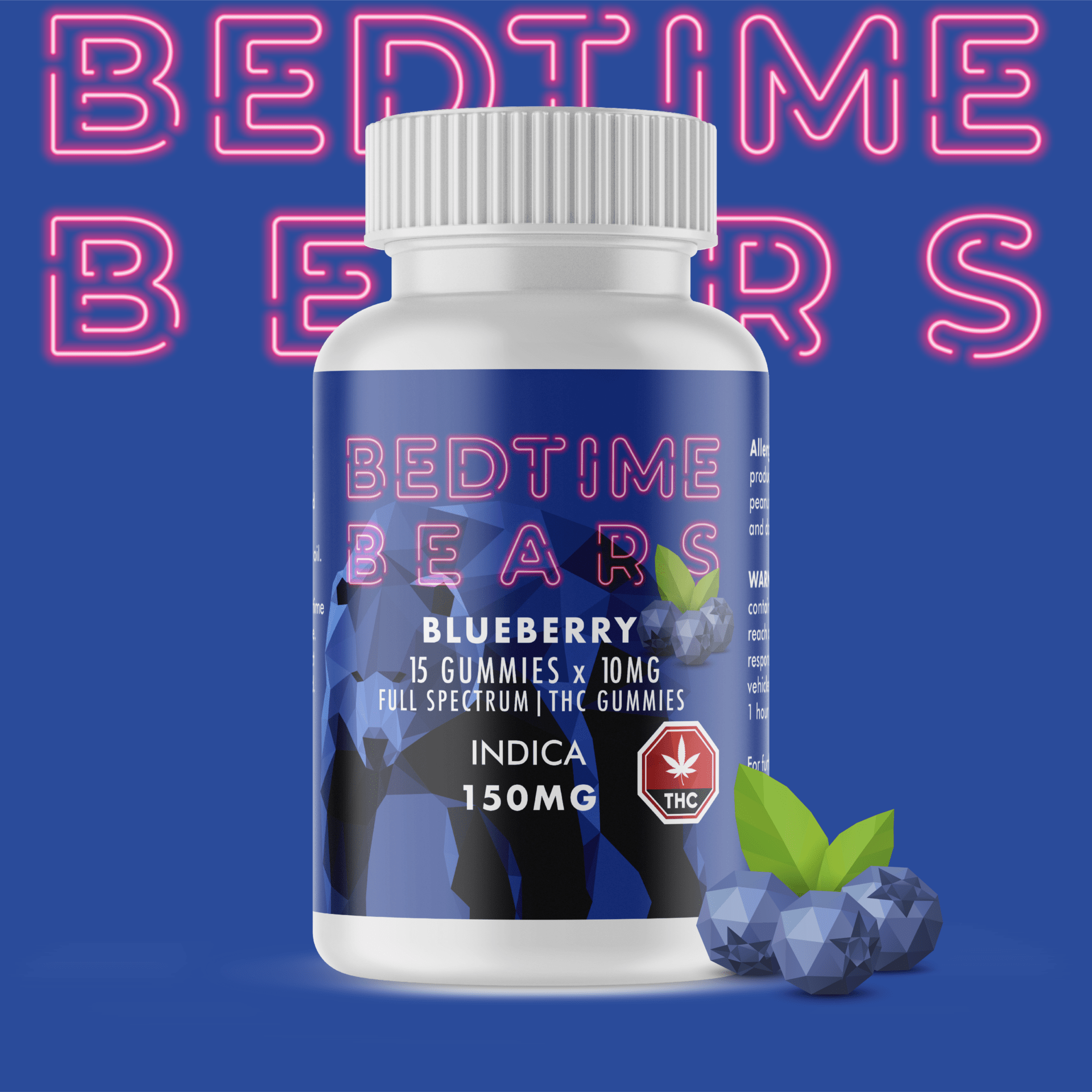 Bedtime Bears - Blueberry