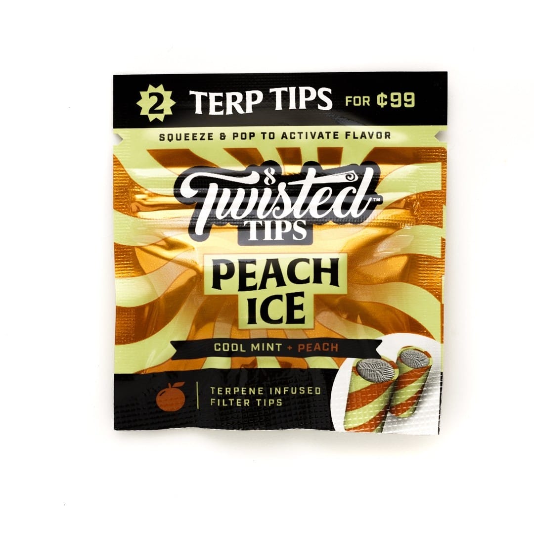 Twisted Tips – Peach ice