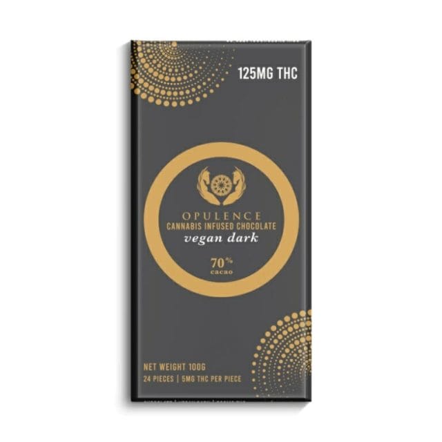 Opulence – THC Chocolate Bar – Vegan Dark
